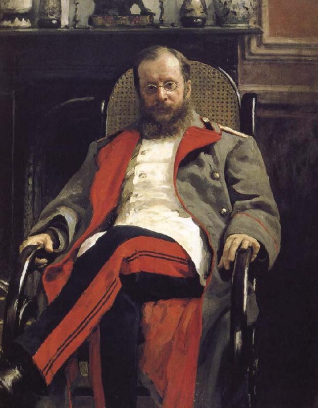 Ilia Efimovich Repin Portrait of a man sitting Germany oil painting art